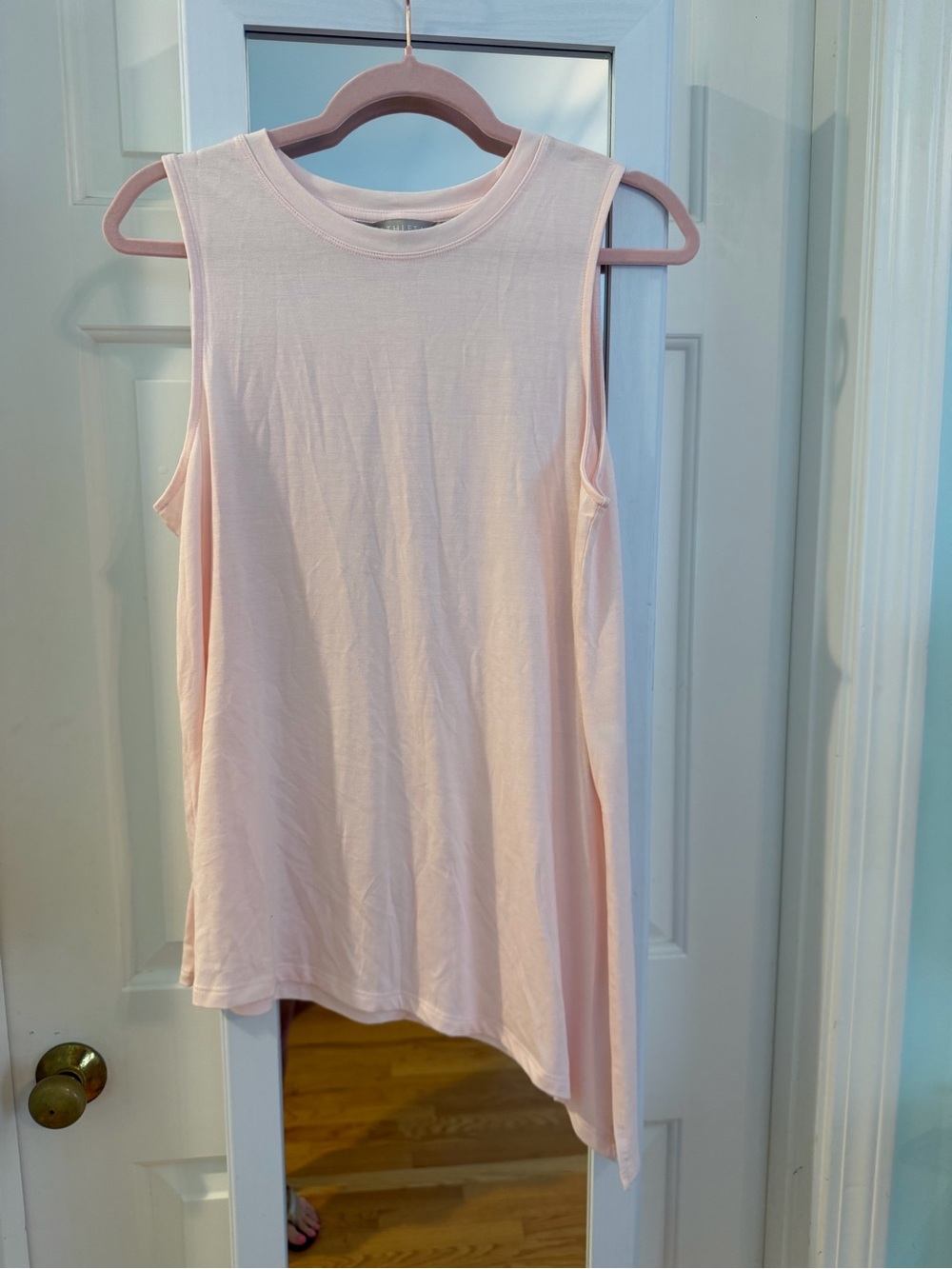 Athleta Sleeveless Asymmetrical Pink Women’s Tank Top